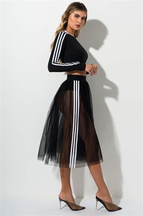 adidas sheer skirt|adidas knitted skirts.